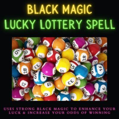 black magic lottery spells|Black Magic Spells .